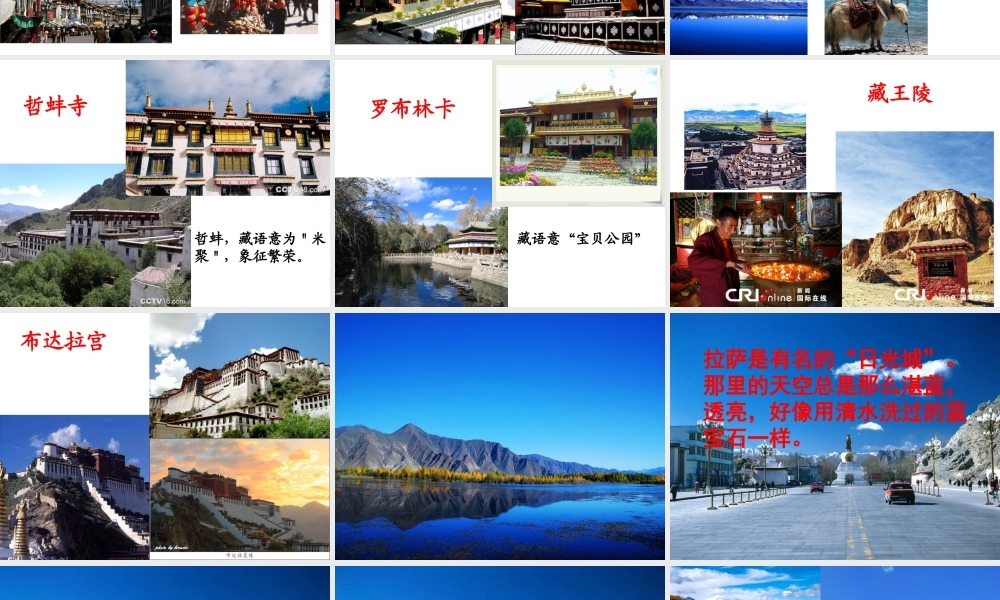 苏教版三上拉萨的天空