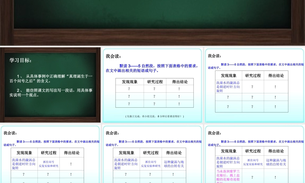 真理诞生于一百个问号之后1