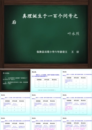 真理诞生于一百个问号之后1