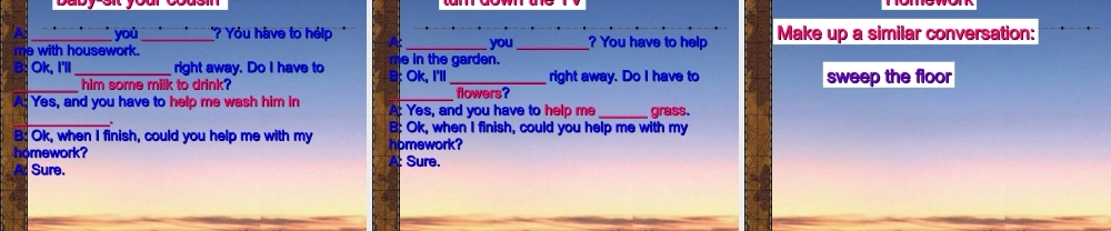 八年级英语下册 Unit7Would you mind turning down the music Section A 3a-4课件 人教新目标版 课件