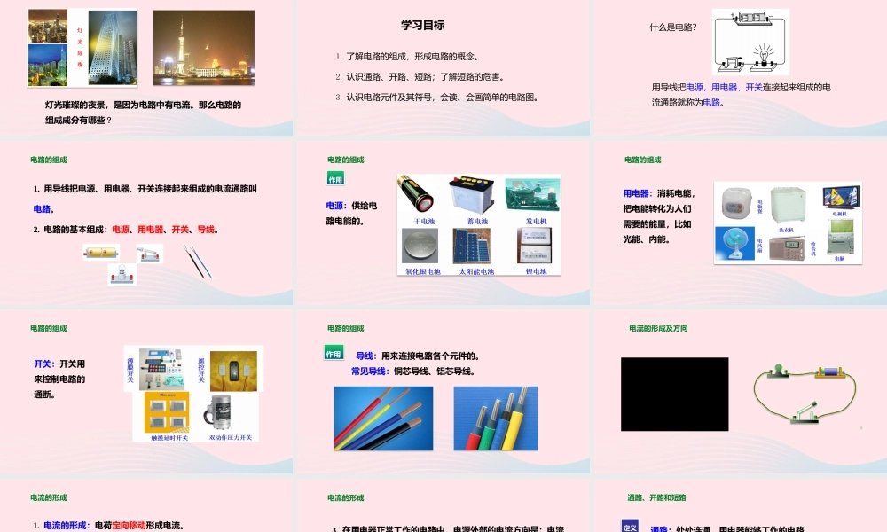 九年级物理全册 142 让电灯发光课件(新版)沪科版 课件