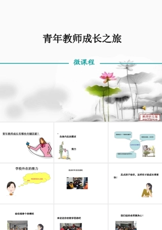 青年教师成长之旅