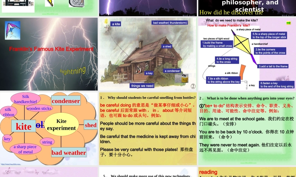人教版高一英语Unit16 Scientists at work课件