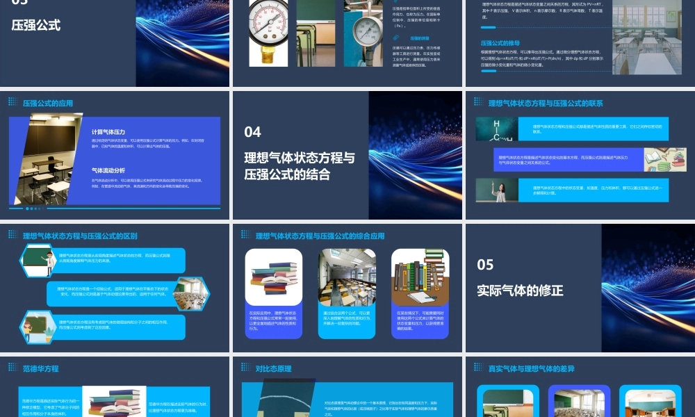 理想气体状态方程气体动理论的压强公式课件
