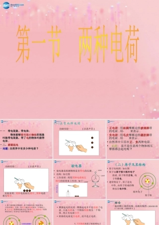九年级物理全册 151 两种电荷课件 (新版)新人教版 教案-2