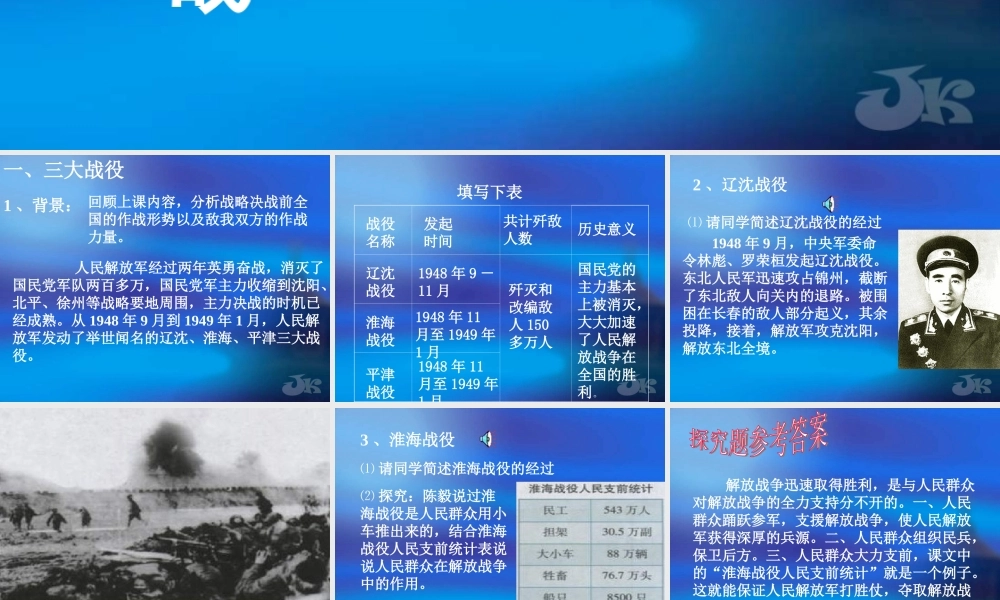 八年级历史 战略大决战2 课件