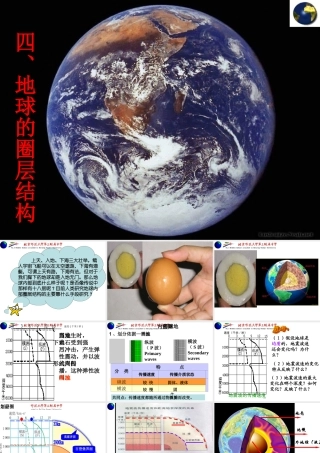 第四节地球的圈层结构