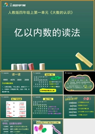 《亿以内数的读法（例2）》教学课件