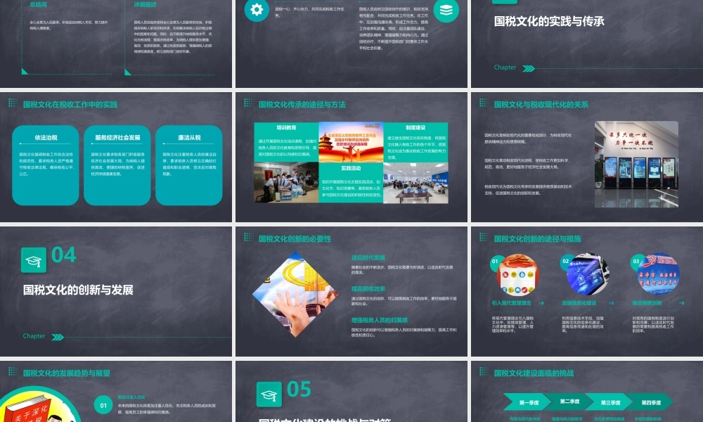 理念宣讲材料国税文化讲座课件