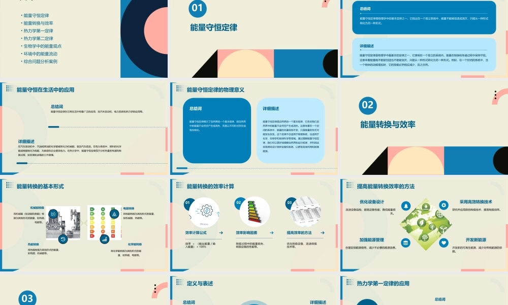 理化生]用能量观点分析综合问题课件