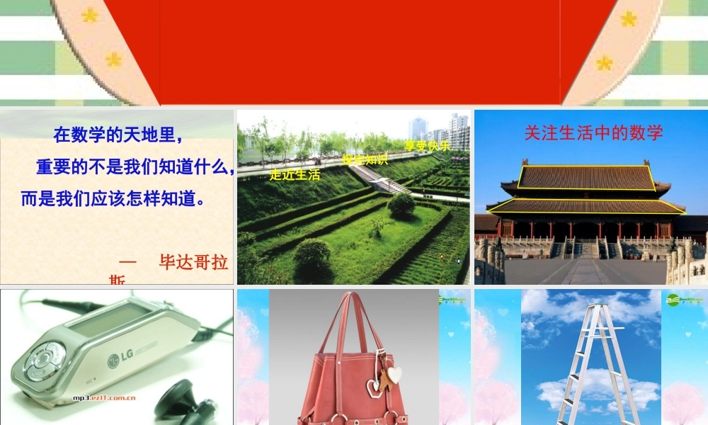 八年级政治下册 19.3梯形(1)公开课件 人教新课标版 课件