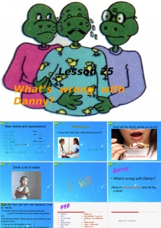 九年级英语上册 Lesson 25What s  wrong  with  Danny课件 冀教版 课件