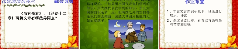 中学七年级语文上册 有嘉肴课件 (新版)新人教版