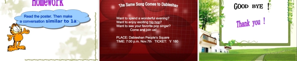 八年级英语 (Unit3 Our Hobbies(Section A))课件