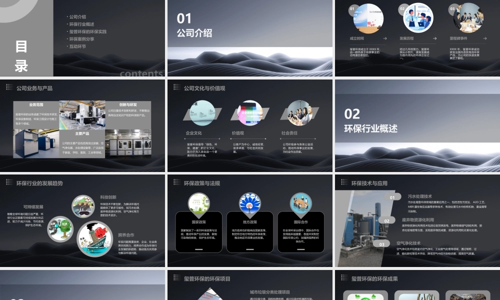 玺普环保年会课件