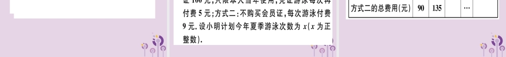 八年级数学下册 第十九章(一次函数)19.3 课题学习 选择方案习题课件 (新版)新人教版 课件