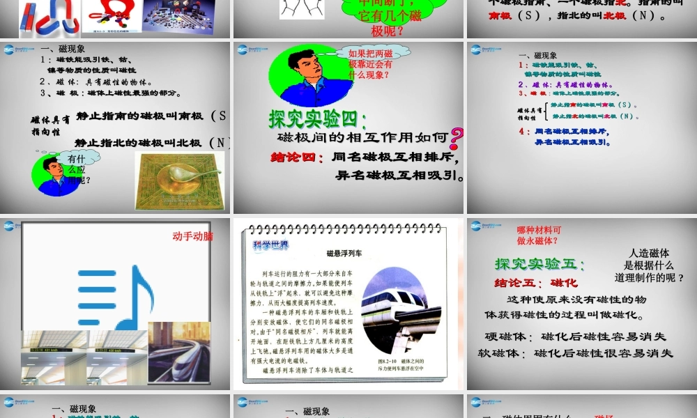 九年级物理全册 171 磁是什么课件2 (新版)沪科版 课件