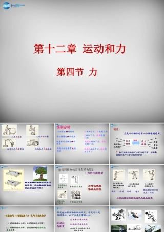 九年级物理全册 124 力课件 新人教版 课件
