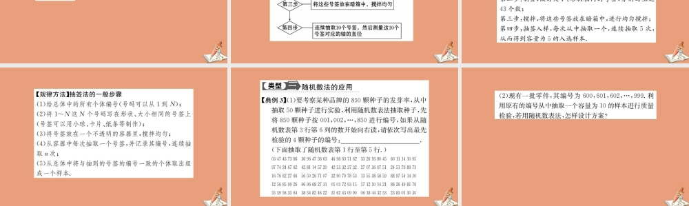 数学 第二章 统计 2.1.1 简单随机抽样教学课件 新人教A版必修3 课件