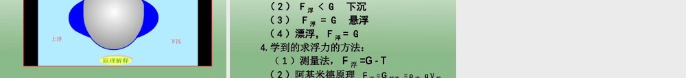 八年级科学上册(1.3 水的浮力)水的浮力课件 浙教版 课件