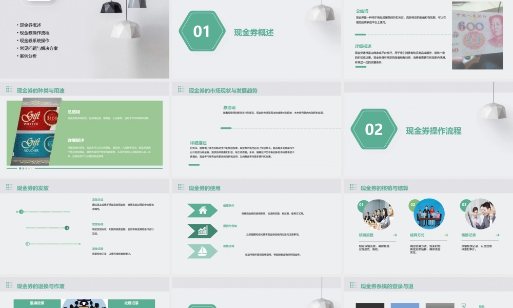 现金券操作培训手课件