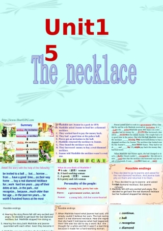 人教版高一英语Unit15 Lesson3 课件