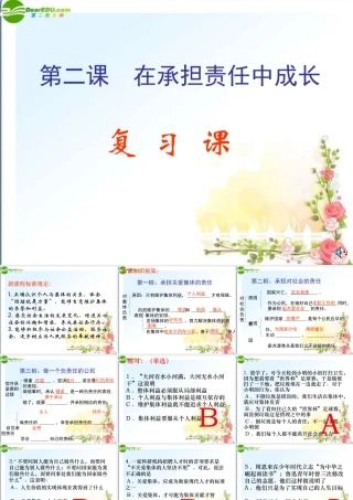 九年级政治 (在承担责任中成长)课件2(32张PPT) 北师大版 课件