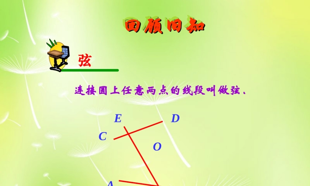 九年级数学上册(2413 弧、弦、圆心角)课件1 (新版)新人教版 课件