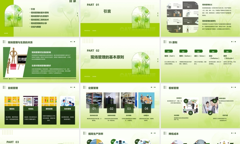 现场管理推动生意课件