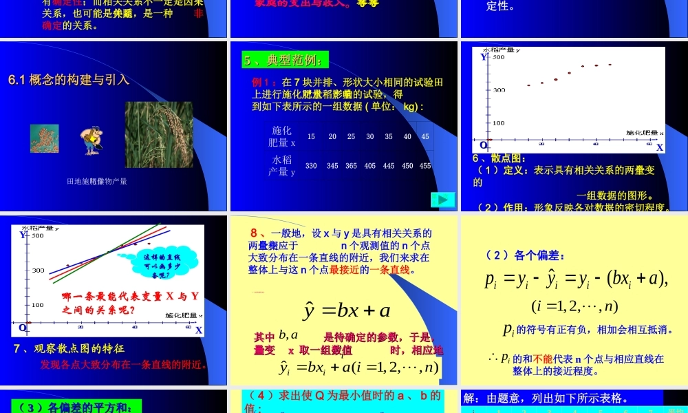 教材~线性回归 河北省定州市高三数学第一册资料课件 人教版 河北省定州市高三数学第一册资料课件 人教版