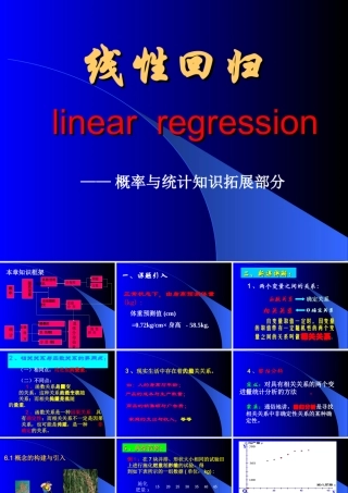 教材~线性回归 河北省定州市高三数学第一册资料课件 人教版 河北省定州市高三数学第一册资料课件 人教版
