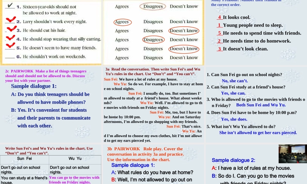 九年级英语上册Unit3课件 人教新目标版 课件