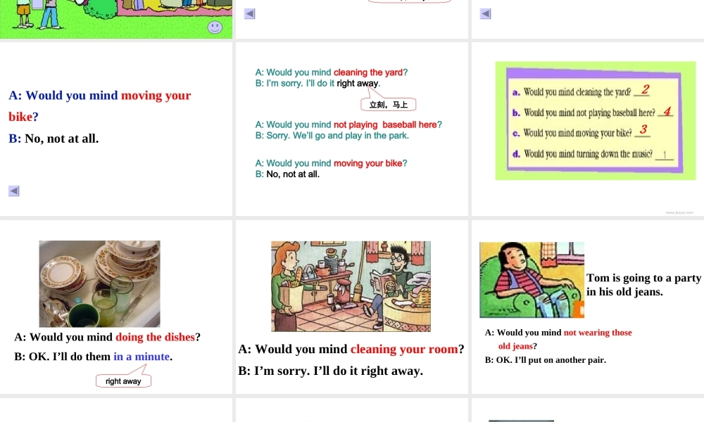 八年级英语课件：Unit7Lesson1人教新目标版 课件