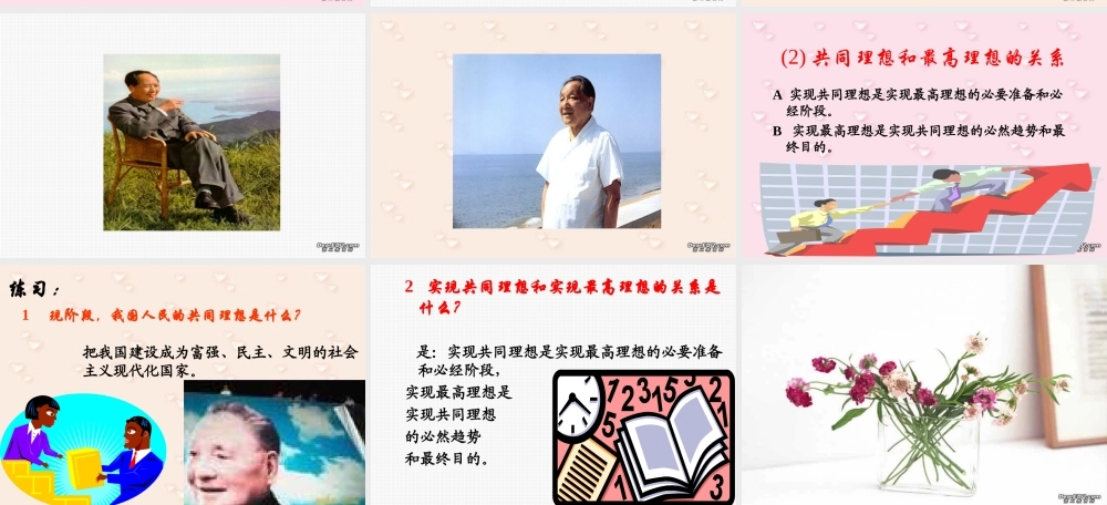 初三政治共产主义是人类最崇高的理想说课课件 人教版 课件