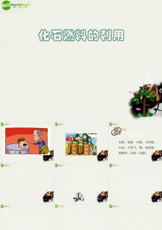 九年级政治 化石燃料的利用 课件1 沪教版 课件