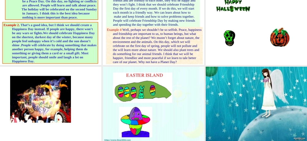 人教版高一英语Unit14 Festivals2 课件