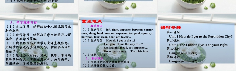 八年级英语上册 Module 8 教材分析课件 外研版 课件