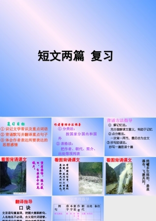 八年级语文三峡课件3 新课标 人教版 课件