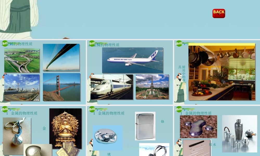 八年级科学上册 第五章第三节金属课件 华东师大版 课件
