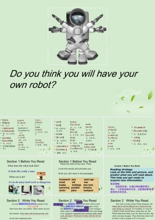 八年级英语 unit 1 Period6 reading课件 人教新目标版 课件