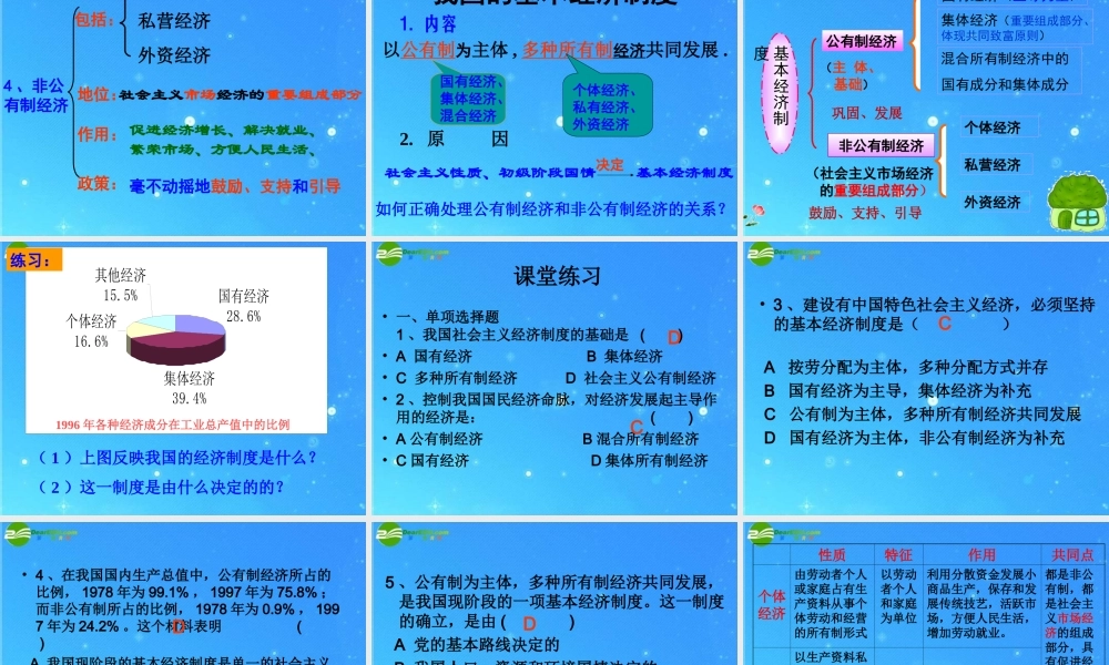 九年级政治 关注经济发展课件 粤教版 课件