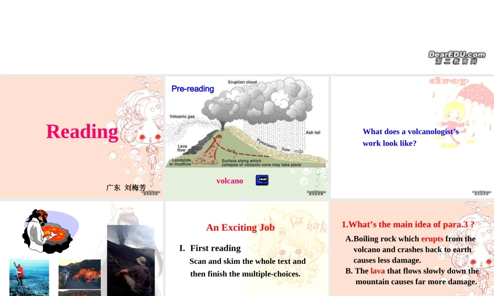 广东地区高二英语Module6 Unit5 Reading课件 人教实验版 课件