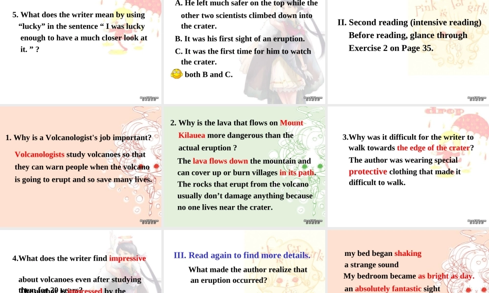 广东地区高二英语Module6 Unit5 Reading课件 人教实验版 课件