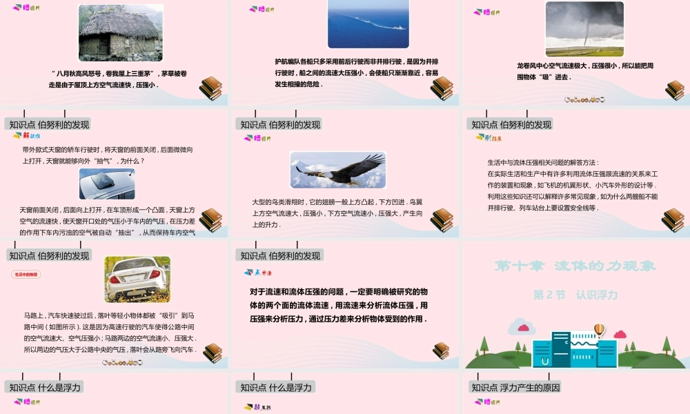 八年级物理下册 第十章 流体的力现象课件 (新版)教科版 课件