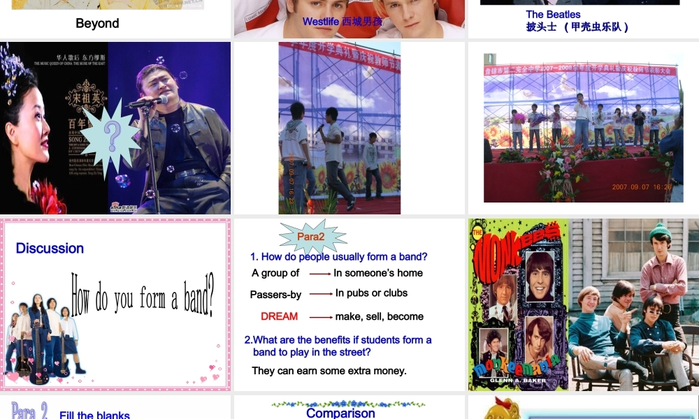 新人教版必修2高一英语unit5课件