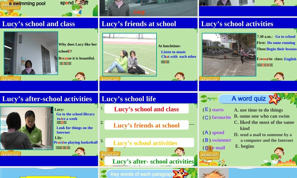 七年级英语7AUnit2 MY Day Reading 课件 牛津版 课件