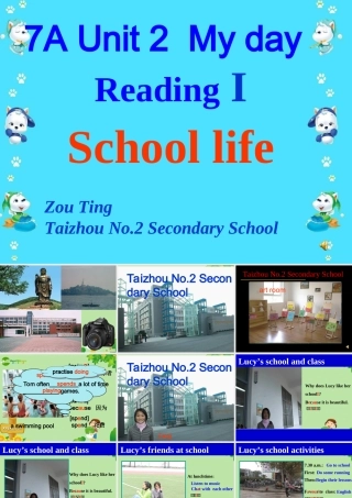 七年级英语7AUnit2 MY Day Reading 课件 牛津版 课件