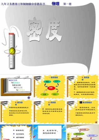 新课标初三物理密度 课件