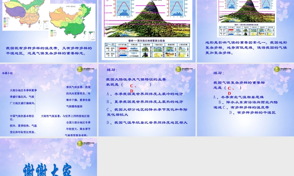 八年级地理上册 2.4 气候的基本特征课件 商务星球版 课件