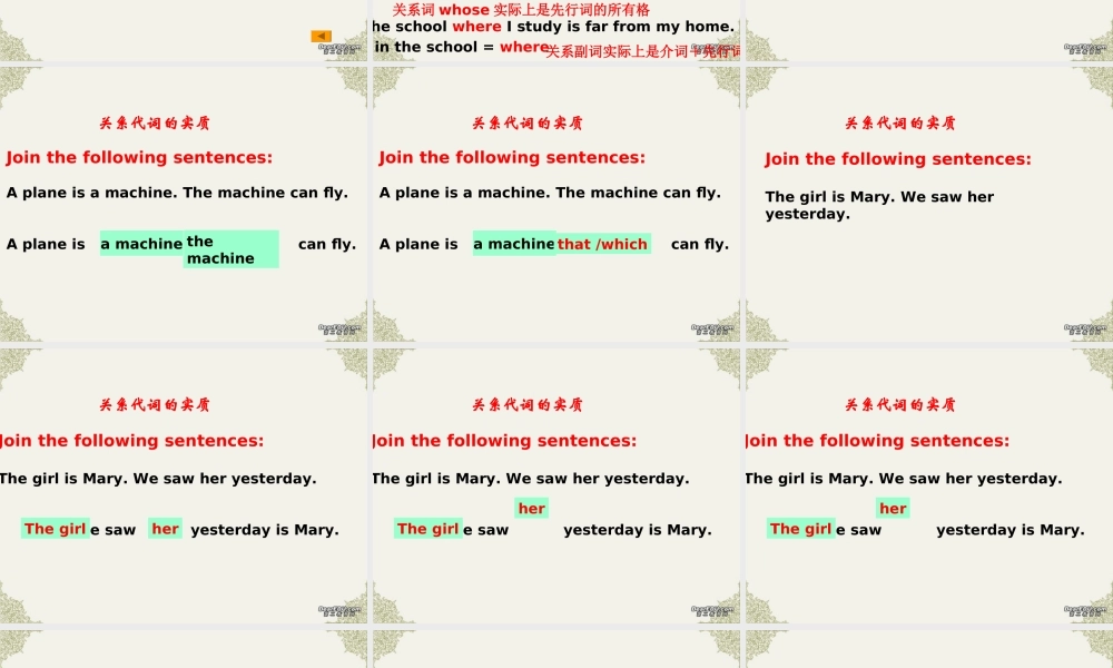 山东地区高一英语语法学习资料定语从句复习课件